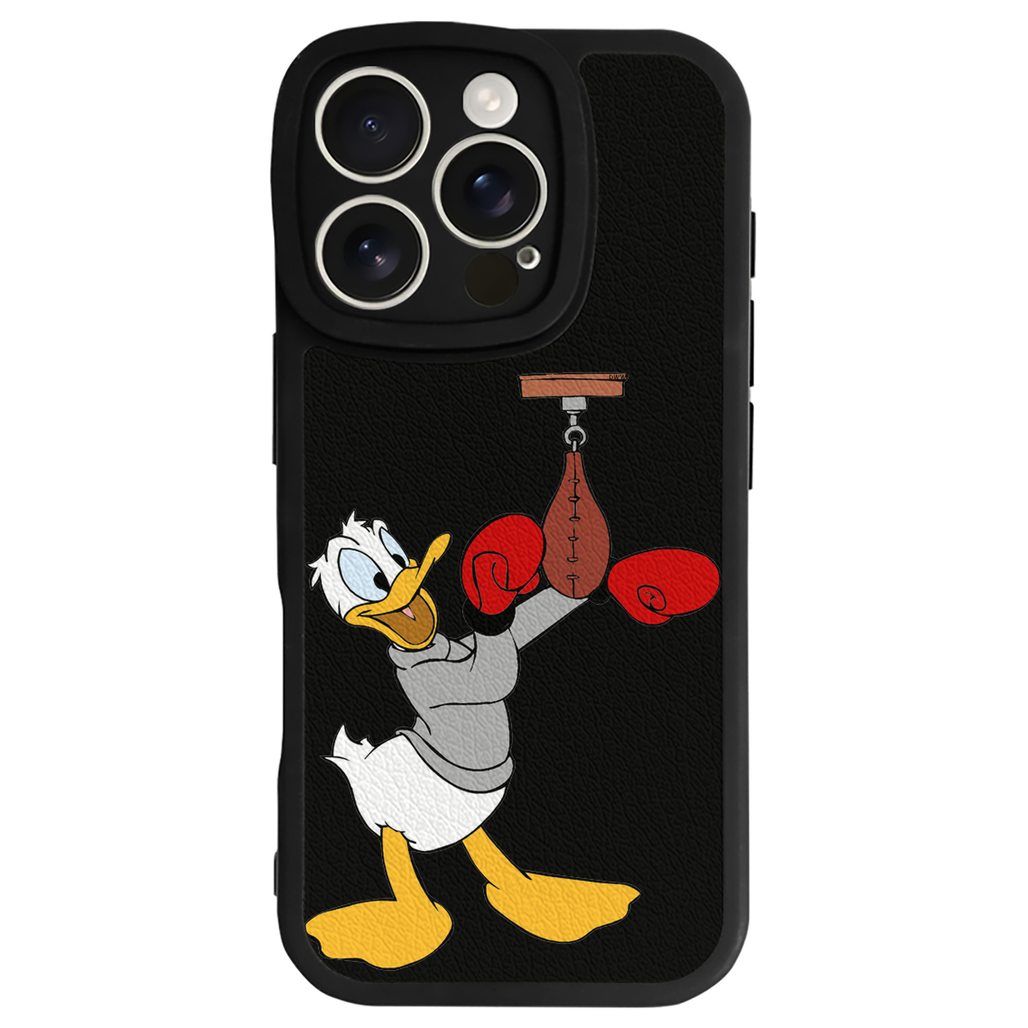 （画像用） ミッキーマウス Mickey Mouse 【iPhone 16シリーズ対応】シリコンスマホケース（レザー調） 材質：シリコン